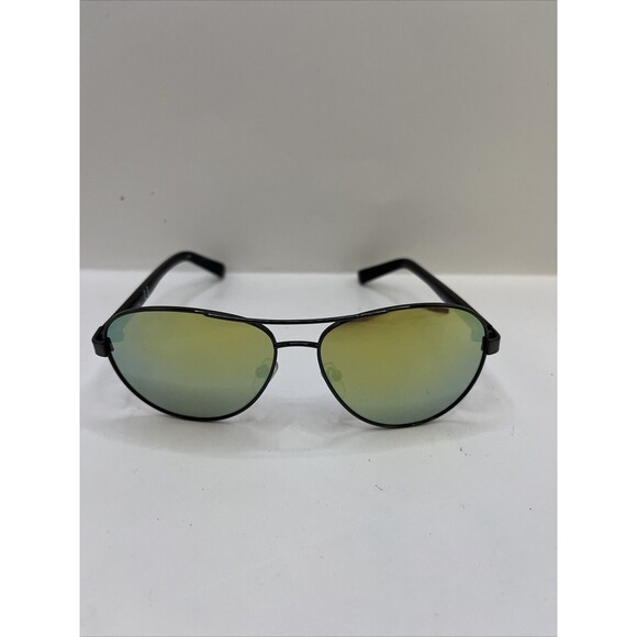 Calvin Klein Black Aviator Sunglasses - R163S 073 58-14-140 Designer Mirror Lens - Picture 1 of 7